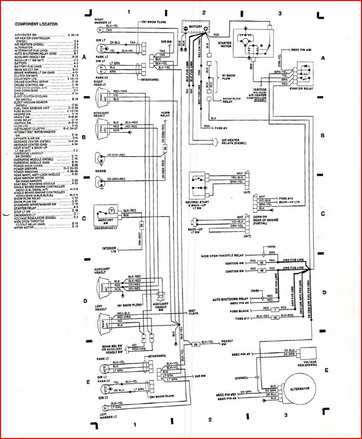 92 dodge diesel wiring diagram wiring diagram networks Dodge D100 Wiring-Diagram 