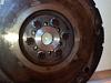 Mercedes OM617 5 cyl Turbo Diesel engine swap to Jeep Wrangler YJ conversion-flywheel-adapter-frontside.jpg