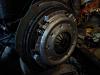 Mercedes OM617 5 cyl Turbo Diesel engine swap to Jeep Wrangler YJ conversion-om617-plate-flywheel-clutch.jpg