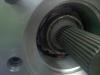 DT466 in a GMC 3500HD-output-shaft.jpg