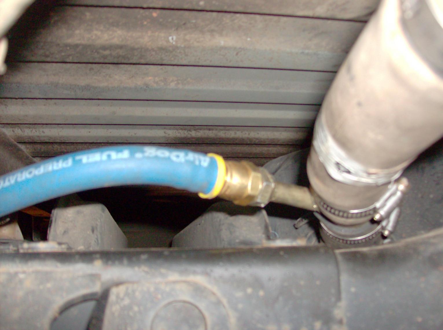 Pictures of an Air Dog installation/tank drop* - Diesel ... e350 fuel filter 