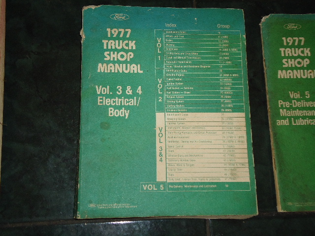 1977 ford shop manuals - Diesel Bombers